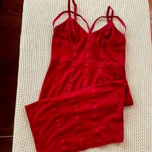 Midi Red  Dress